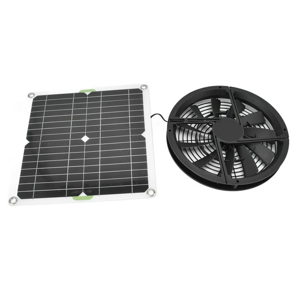 Ventilador solar, kit de ventilador de panel solar Extractor solar