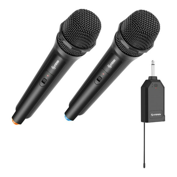 microfono inalambrico 30 m de alcance vhf mic288 steren mic288