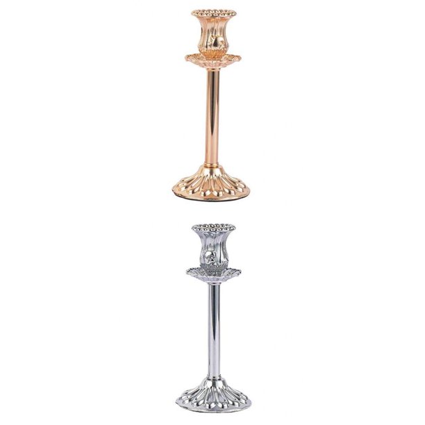  COM-LIFE Set de 3 elegantes porta velas de cristal : Hogar y  Cocina