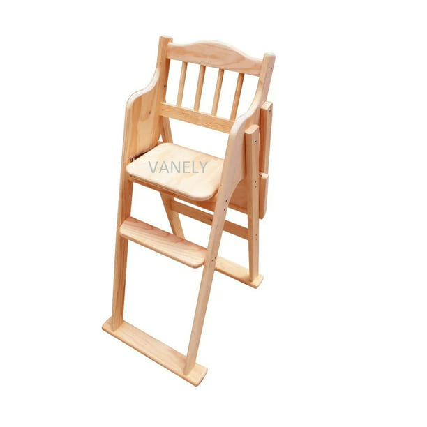Modelo de sillas de madera para niña