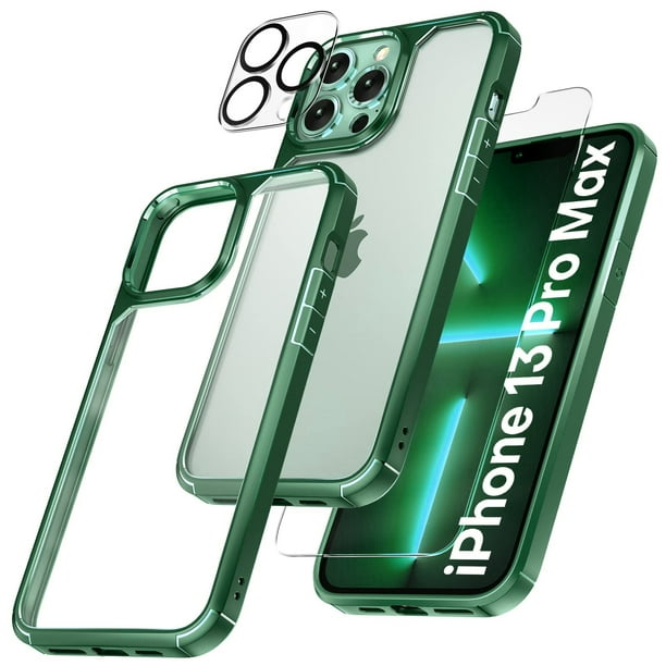 Funda Para iPhone 13 Con Protector De Pantalla (verde)