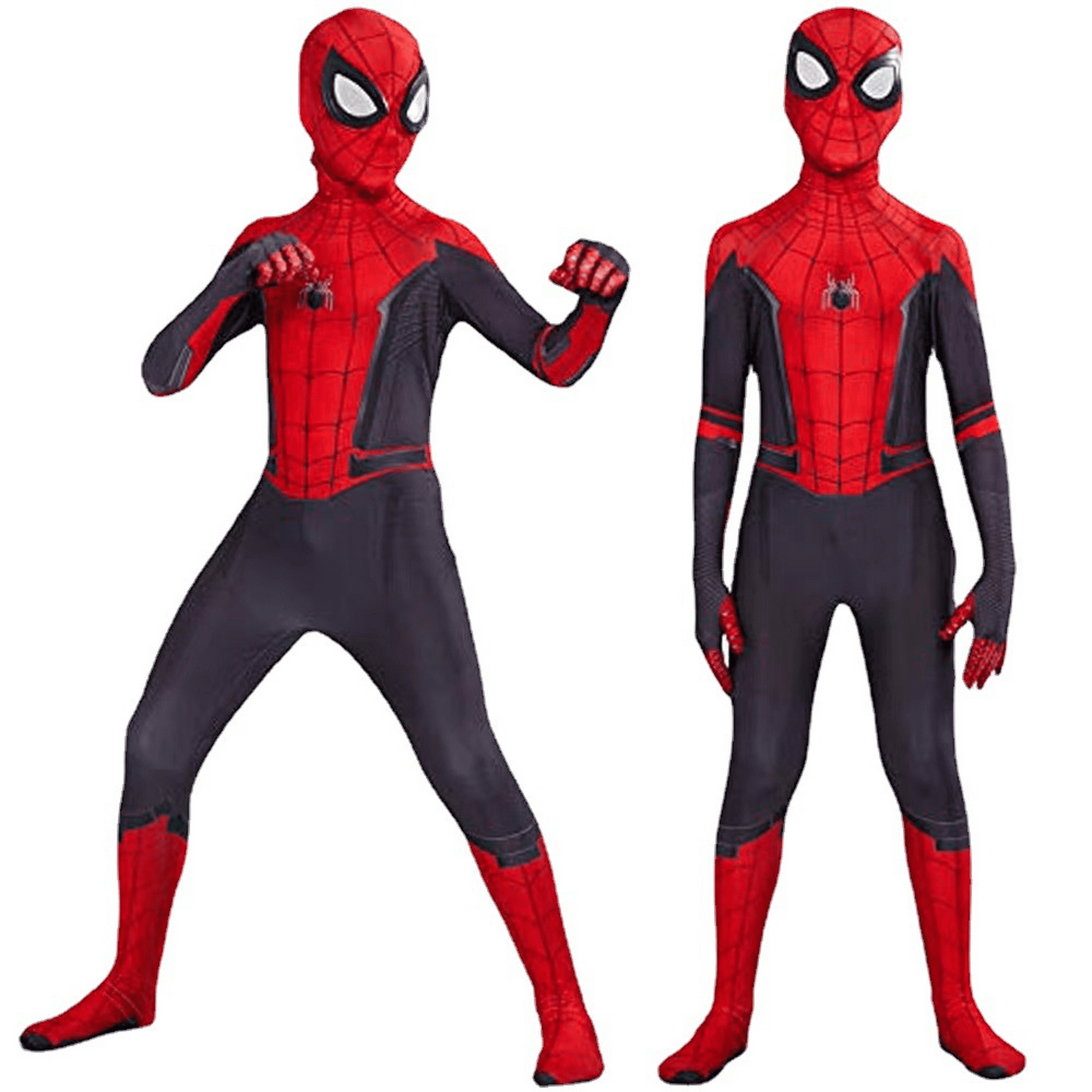 Disfraz De Spiderman Niños Hombre Araña Cosplay Mascara Pitipa