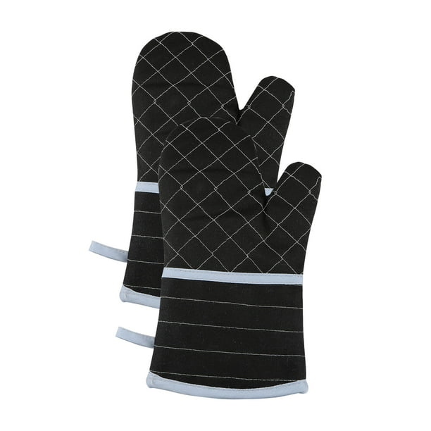 1 par de manoplas extendidas para horno, guantes de cocina con aislamiento  térmico de 260 ℃ / 500 ° CACAGOO Guantes de cocina