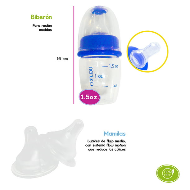  Philips Avent Natural Baby Biberón de flujo rápido, 6M+, Flow  4, SCF654/43, (paquete de 4) : Bebés