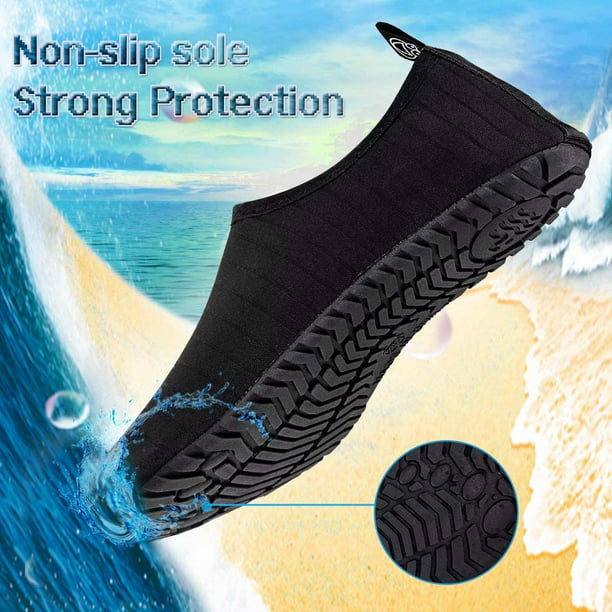 Zapatos para Agua de Mujer Hombre Calcetines Baño Calcetin Acuatico Yoga  Zapatillas Acuáticas Secado Rápido Calcetines como Descalzado, Deportivos