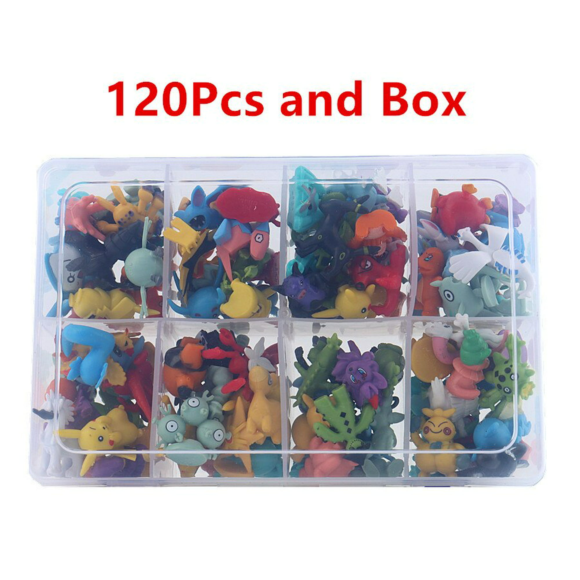 Figurines Pokemon, 24 à 12 pièces/boîte, Collection de modèles différents,  2 à 3 CM, Pikachu Anime, poupées, cadeaux de noël pour enfants