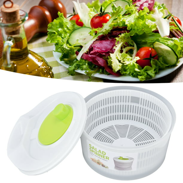 Cook with Color Escurridor de ensalada - Secadora de lechuga y productos  con cuenco, colador y sistema de drenaje integrado para ensaladas y  productos