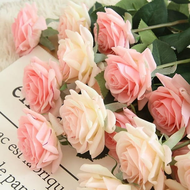 10 flores artificiales de 295 pulgadas de largo para decoración de boda  hogar oficina fiesta hotel restaurante largas jazmines artificiales color –  Yaxa Store