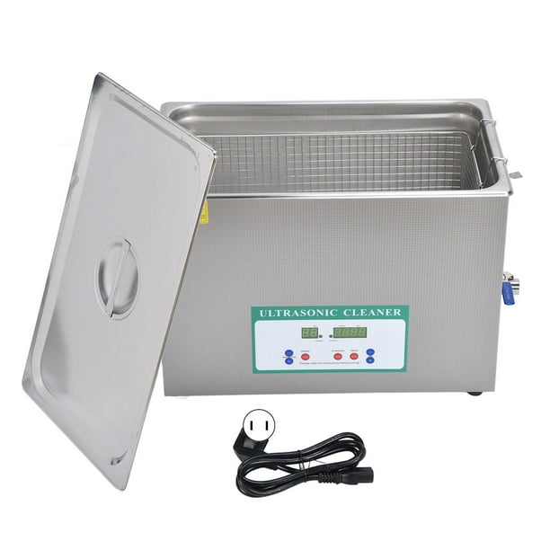 Limpieza ultrasónica del baño del tanque, limpiador ultrasónico 30L 600W  Temporizador de limpieza ultrasónico Herramientas industriales  Funcionalidad de alta precisión