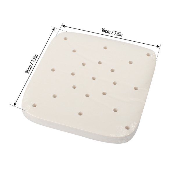 Comprar Papel desechable para freidora de aire, accesorios para freidora de  queso, pulpa de madera pergamino, papel para hornear, 100 Uds.