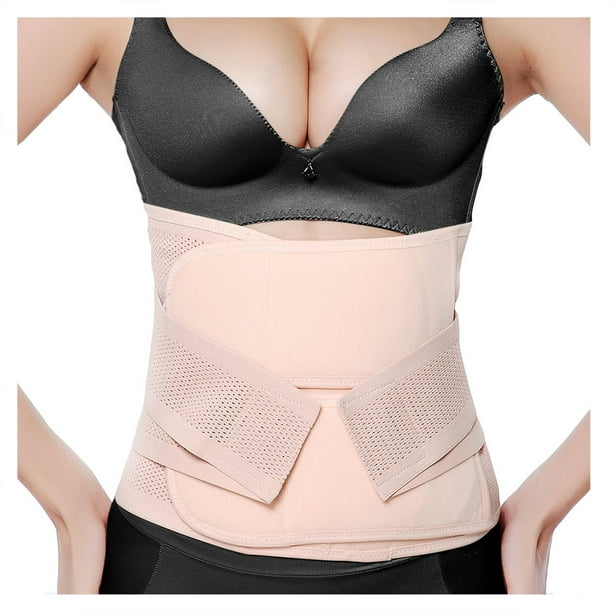 Milisten Corsé de apoyo posparto, elástico, ajustable, soporte de  recuperación posnatal, faja para el vientre, cintura y pelvis, moldeador de  cuerpo