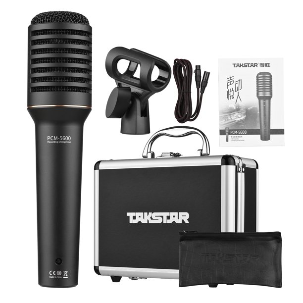 Kit de micrófono de condensador XLR, micrófono profesional de