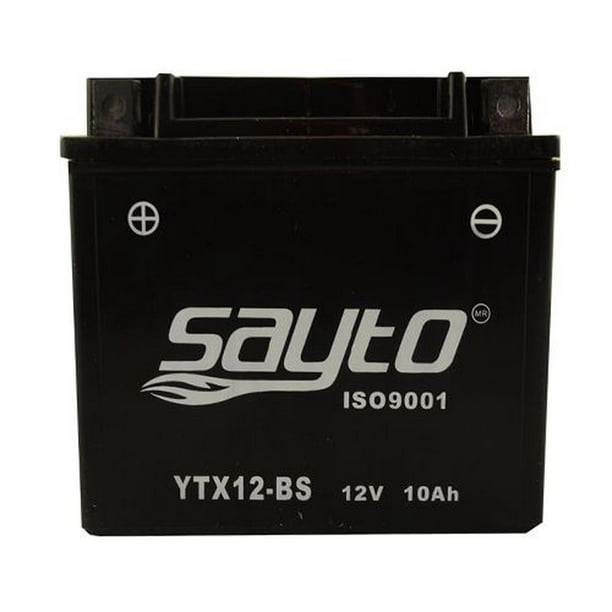 Bateria para moto 12V 10Ah Sayto YTX12-BS