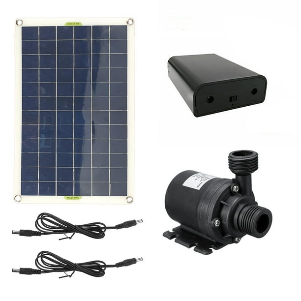 Kit Solar Bomba Sumergible 12 Lpm 100 Mts + 2 Paneles 100w