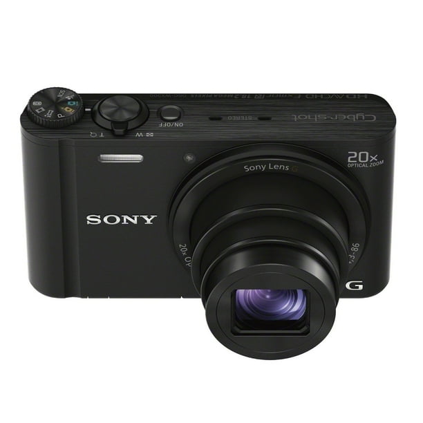 Sony DSC-WX300/W Cámara digital de 18 MP con zoom estabilizado de imagen  óptica de 20x y LCD de 3 pulgadas (blanco)