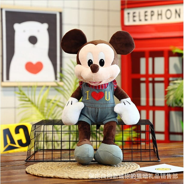 Disney Mickey Mouse Minnie Peluche Muñecas Animales Peluches Juguetes De  Cumpleaños Regalo De Navidad