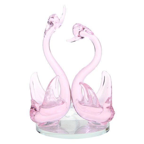  Homesonne Pegatina de cristal estática, protección de la  privacidad, diseño de animales, lindo, caricatura, cisne femenino con alas,  flores, hojas, obra de arte, multicolor, 23.6 x 39 pulgadas, película  adhesiva de