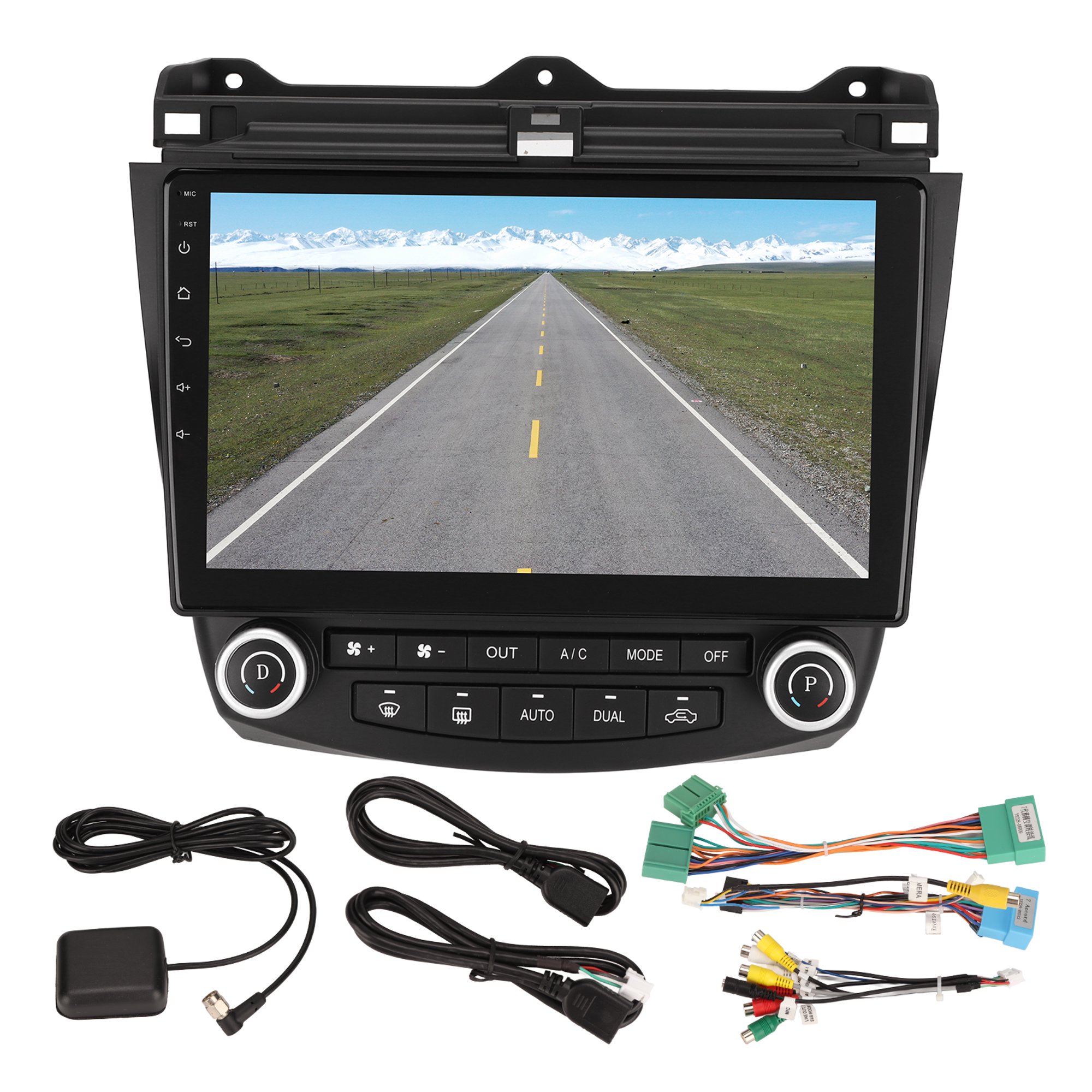 Estéreo de coche para sistemas de audio 5 en pantalla táctil Multimedia  Radio navegación GPS Coche TFT LCD Monitor 2CH entrada de vídeo Radio de  coche