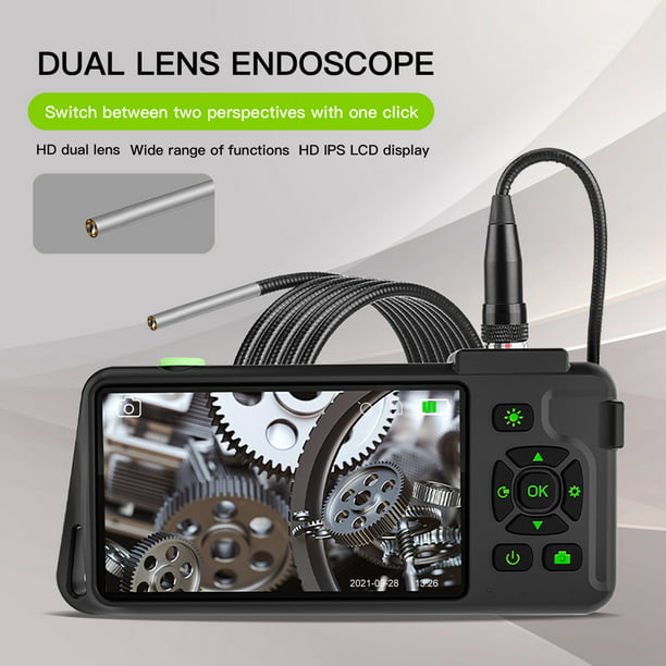 Endoscopio industrial con pantalla a color IPS de 4,5 pulgadas 1080P Fotos  Videos yeacher