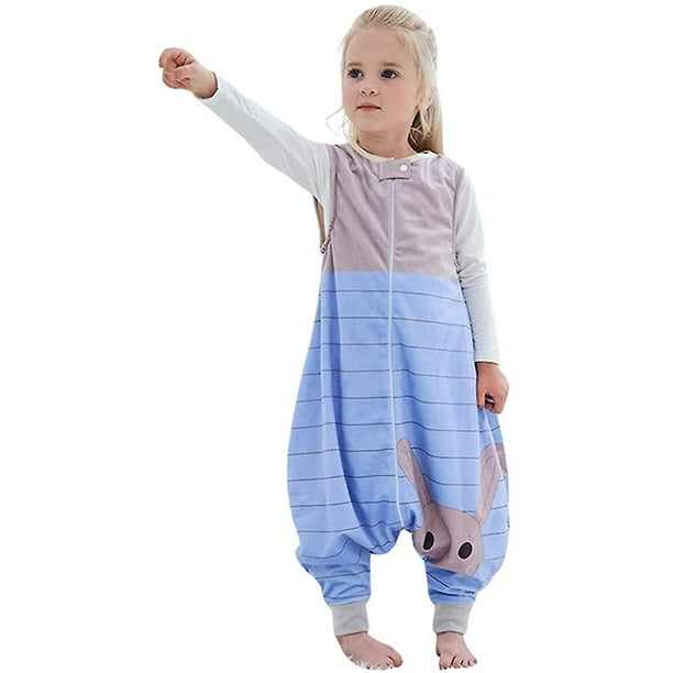 Saco de dormir para niños con piernas Pijama suave Saco de dormir para niña  y niño