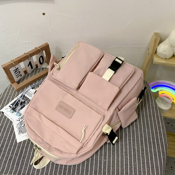 Mochila Para Computadora Mochila Mujer Trabajo Computadora Oxford Laptop  Estudiante Bolsa de viaje Beige Ndcxsfigh Para Estrenar