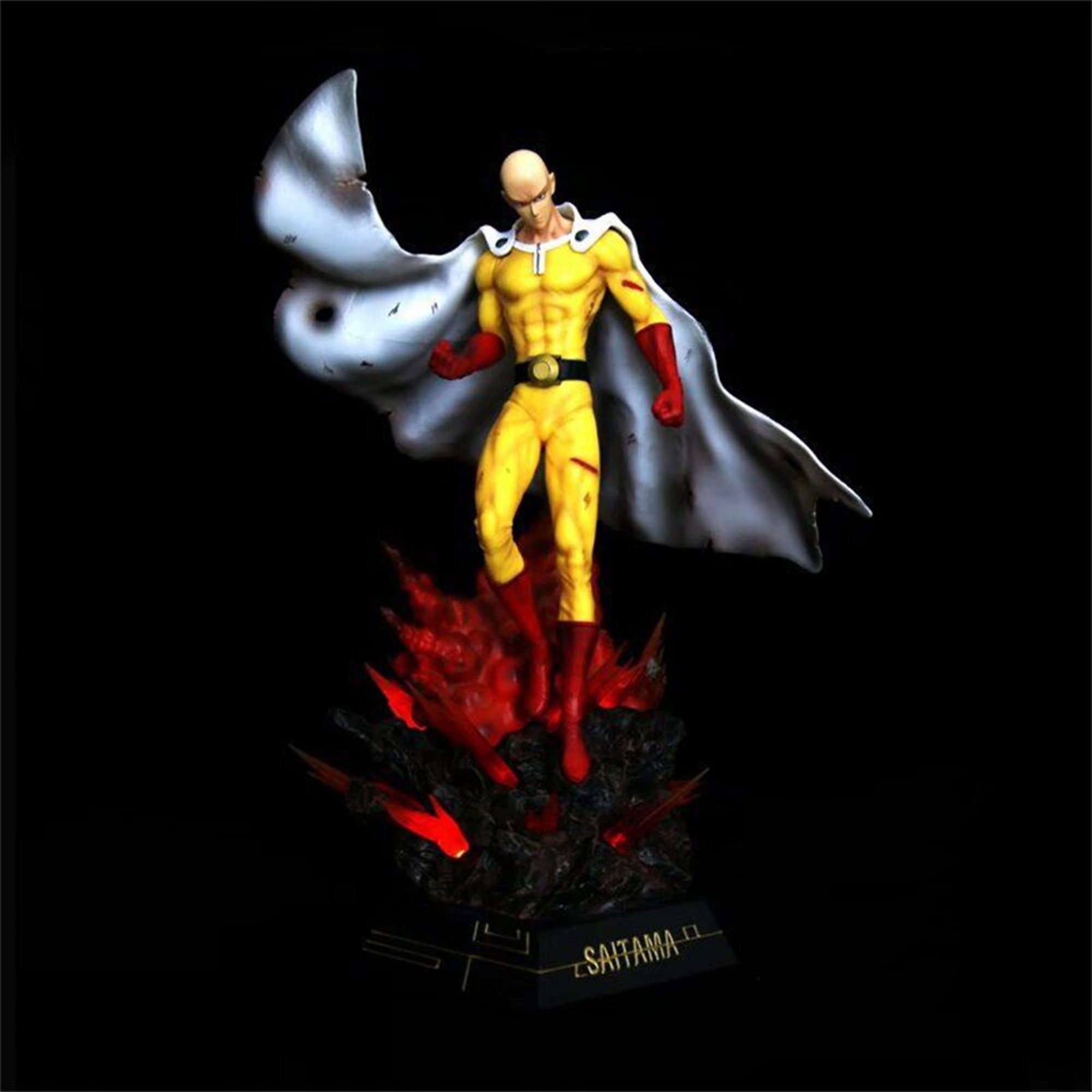 Figura de acción de Anime One Punch Man, juguete de Saitama Sensei DXF  Hero, modelo de muñeca de PVC Fivean unisex