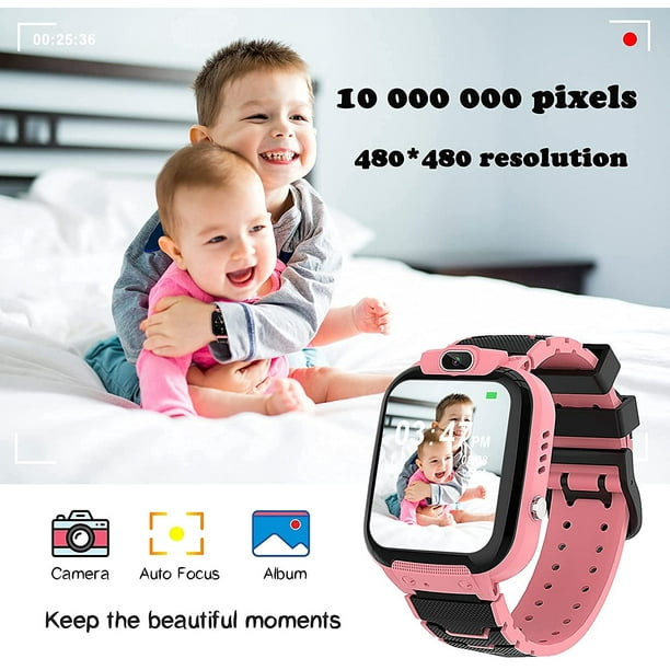 Reloj inteligente para niños, reloj inteligente para niños con pantalla  táctil HD, 16 juegos, reproductor de música, cámara, reloj despertador