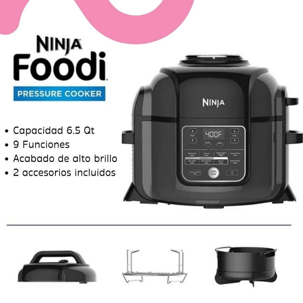 Olla de Presión Ninja Foodie 9 en 1 OS101 con rejilla para asar