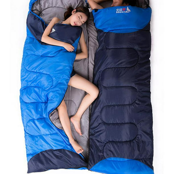 1 Saco Dormir Suave Cómodo Alta Densidad Adultos, Acampar Aire Libre,  Viajar, Puede Mantener Calor Encima 10 Grados Celsius, Descuentos