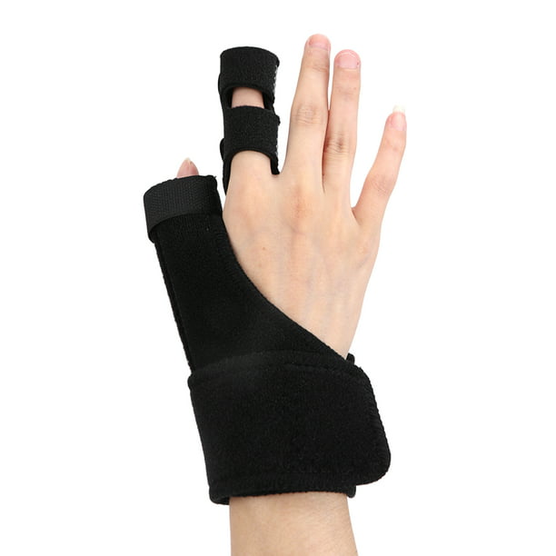 Férula de pulgar Spica - Estabilizador para el pulgar con 2 piezas de  férula de dedo gatillo - Soporte para dedo para artritis, tendinitis,  alivio del