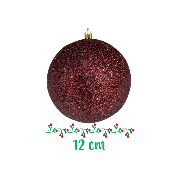 Importadora la Merced Esferas Navideñas Grandes De plástico 20 Piezas 9 Cm  Decoración Colgante Adornos para