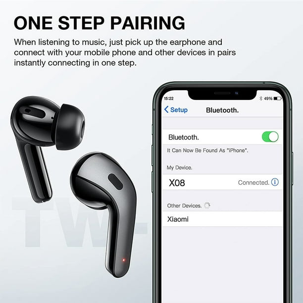  Auriculares inalámbricos verdaderos para iPhone 15 Pro