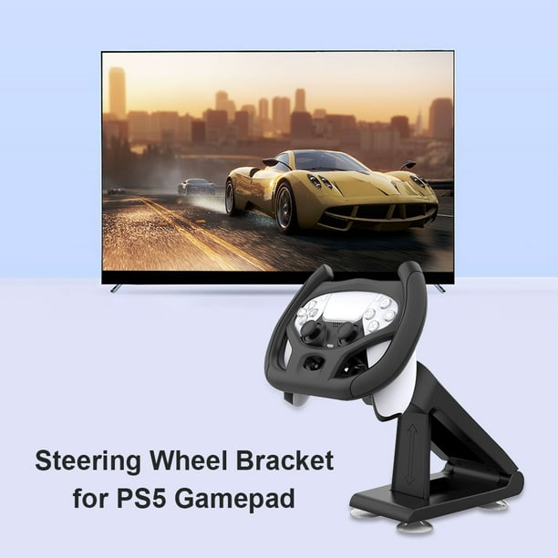 Volante profesional para juegos para juegos de carreras de coches PS5 con  soporte Universal Accesorios Electrónicos