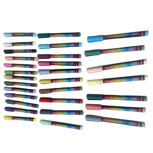 Rotuladores metálicos de punta suave de rotuladores de acuarela Pintura  Secado rápido Rotuladores de Sunnimix marcadores