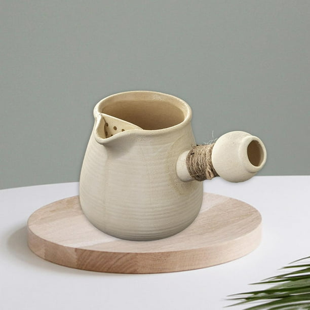 Tetera de cerámica Infusor de té duradero para hervir agua