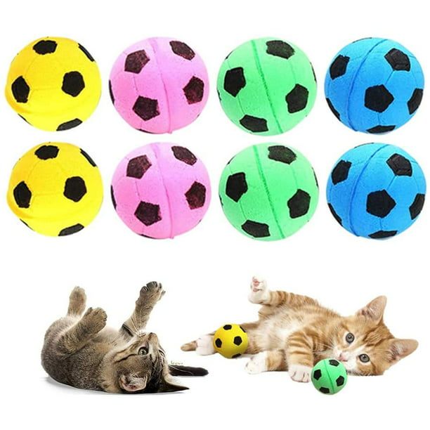 Chiwava 12 Unidades 1,6 Pulgadas Suave Goma Espuma Gato Juguete Pelota  Esponja Deporte Bolas Gatito Juguete Interactivo Colores Surtidos :  : Productos para mascotas