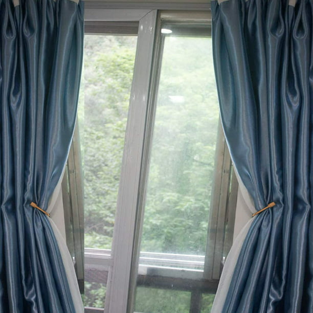Soporte para cortina, 4 alzapaños para cortinas de pared con tornillos,  gancho decorativo de metal resistente para cortinas de ventana, latón