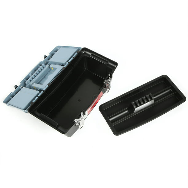 Caja de almacenamiento de herramientas de Hardware de mantenimiento  multifuncional, caja de instrumentos de electricista, caja