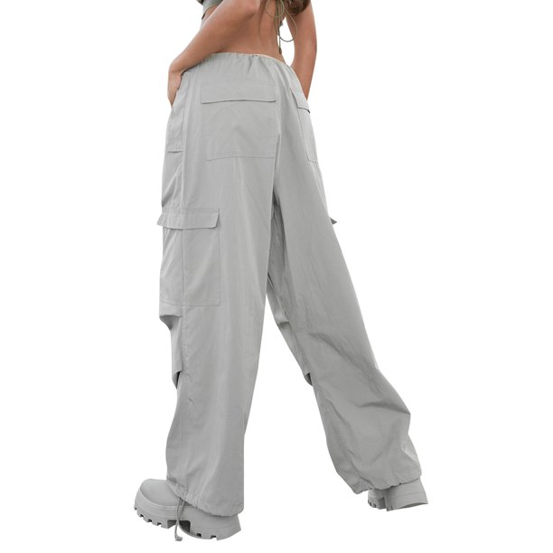  Pantalones cargo holgados de cintura baja para mujer