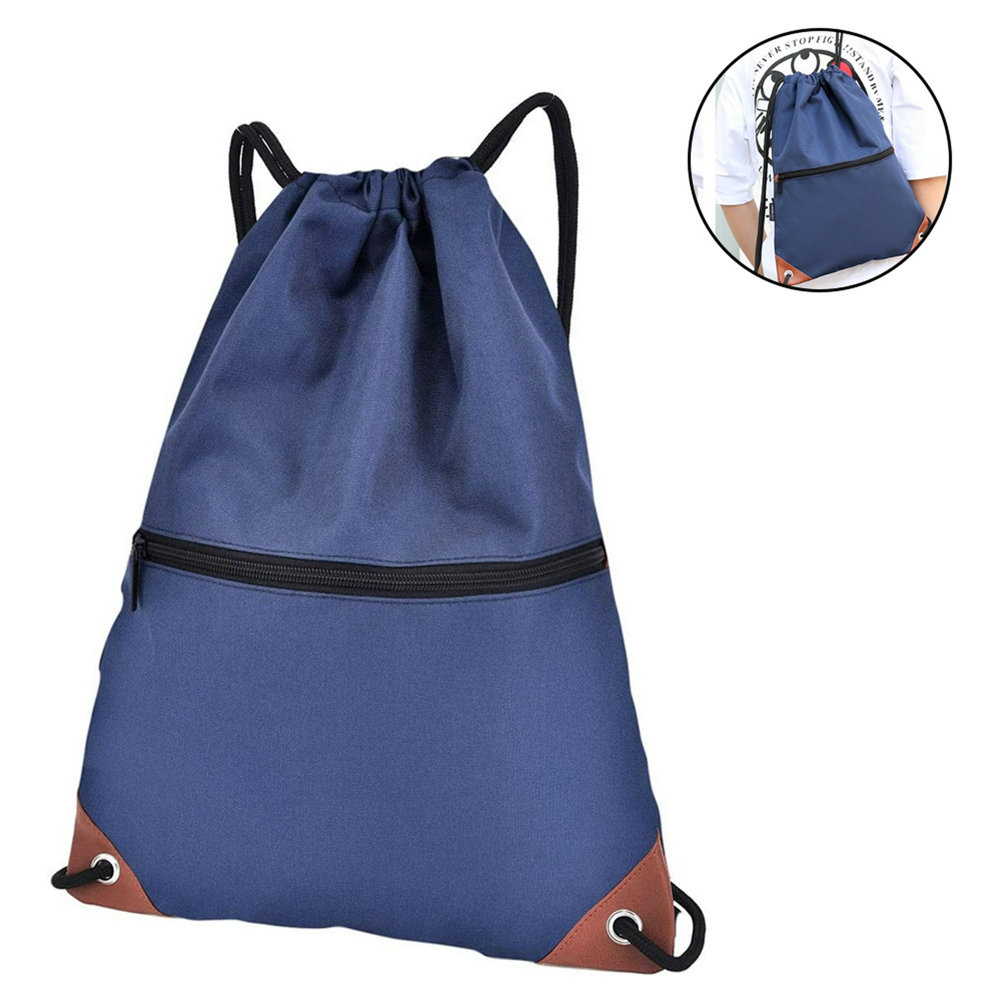 Bolsa de impermeable, bolsa de deporte, bolsa con cordón, bolsa hipster con mochila con cord Vhermosa Bodega en línea