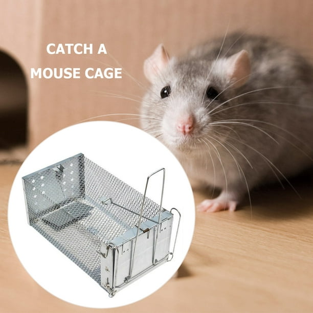 Jaula trampa para ratones para el hogar, trampas automáticas para ratas,  Control de mascotas Hugtrwg Para estrenar