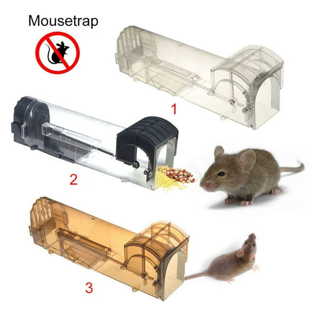 Trampa para ratones profesional de 4 paquetes para roedores de todos los  tamaños, trampa para ratones de captura rápida y efectiva para matar  instantáneamente en interiores y exteriores, seguridad higiénica F