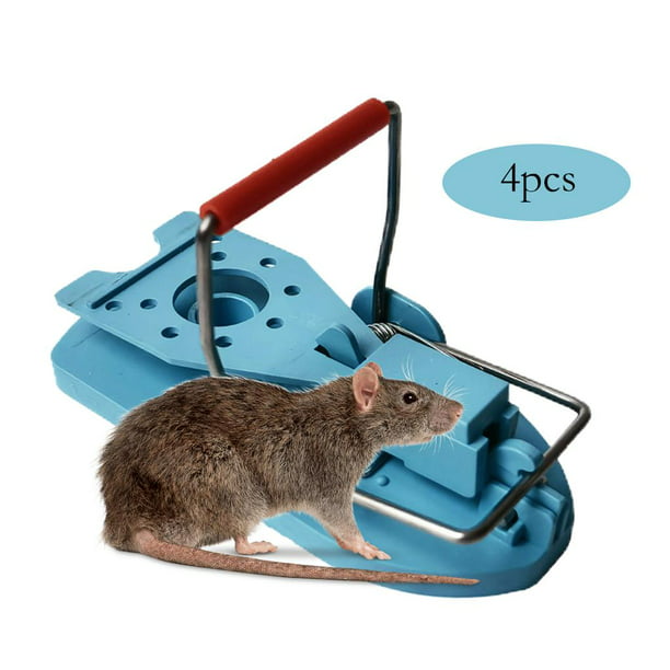  Trampa para ratones, trampas para ratones que funcionan mejor para  ratones pequeños y ratones al aire libre, interior, de matanza rápida y  reutilizables, paquete de 6 : Patio, Césped y Jardín