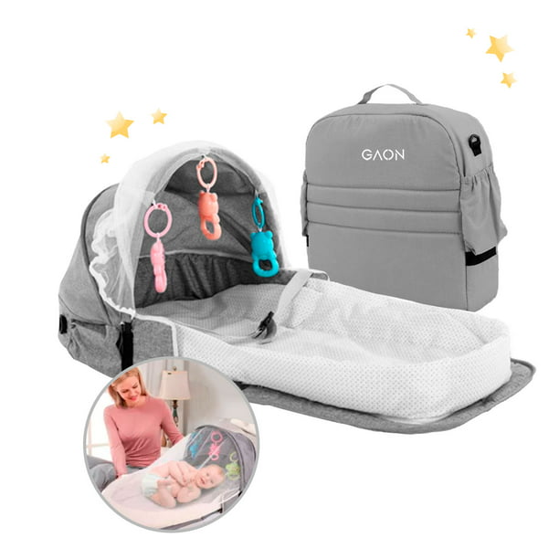 Cuna portátil para bebé, cama de viaje plegable para bebé, bolsa