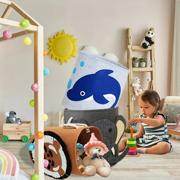 MUSET Cesta infantil para guardar juguetes - Práctica y atractiva de gran  capacidad 35x55 cm - Cesto ropa sucia bebe. Cesta plegable colada :  : Hogar y cocina