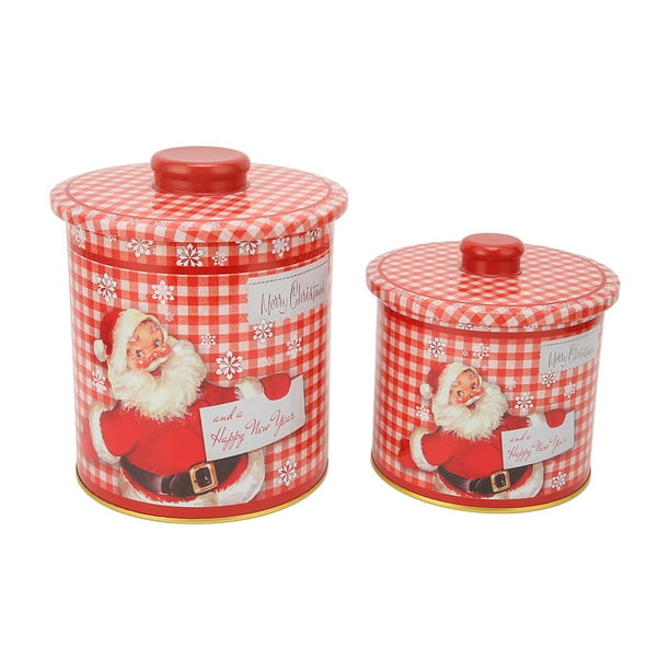 YARNOW 2 tarros de té para té suelto para galletas de té, contenedores de  caramelos, latas de almacenamiento de té, latas de velas, latas de té