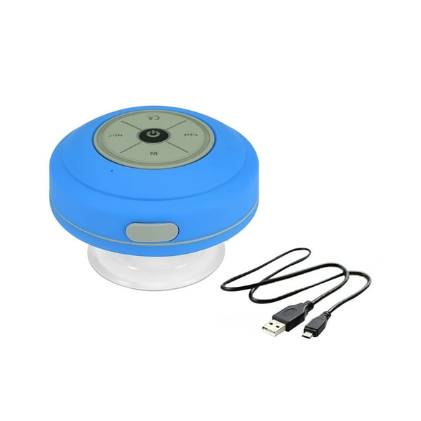 XCXBS9-1029-WHT Altavoz de ducha LED Bluetooth 44; azul