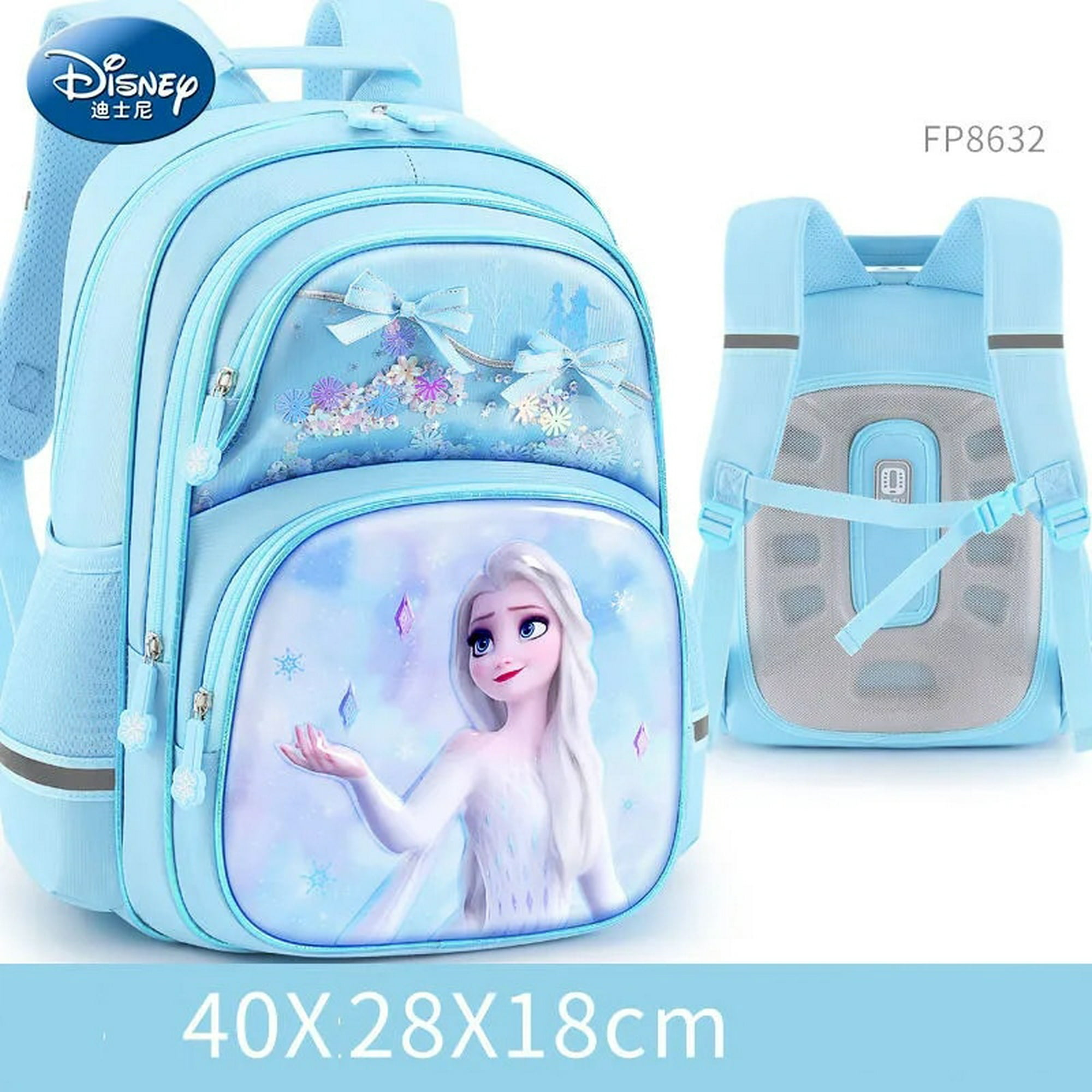 Mochila de Disney para niños y niñas, mochila para niños de Diana Princess  Snow White Frozen Fate, mochila escolar para estudiantes de 8 a 12 años Gao  Jinjia LED