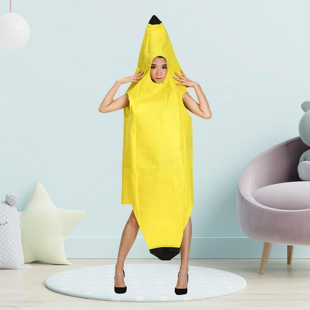 Disfraz de plátano, mono de fruta, accesorios, disfraces de fruta, traje de  Cosplay, traje de plátano, vestido para juego de rol, fiesta temática de  Adultos Salvador Disfraz de plátano