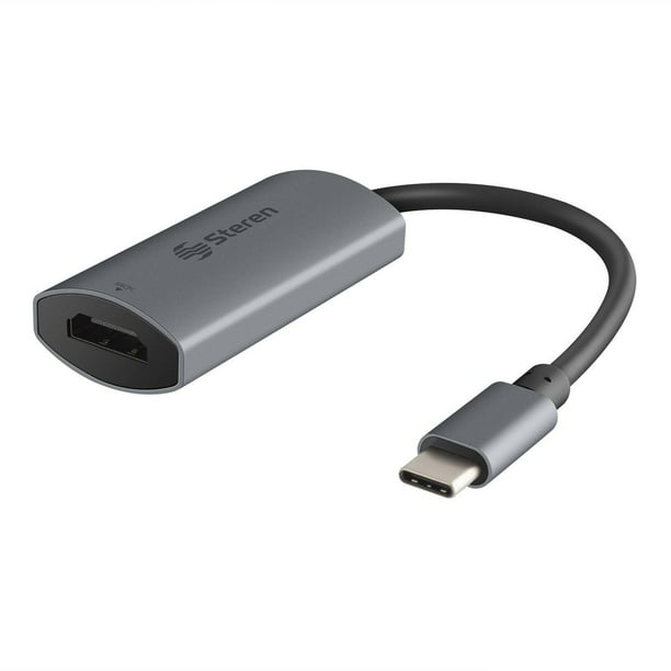 Adaptador Steren USB-C a HDMI / USB 3.0 / USB-C / Ethernet RJ45